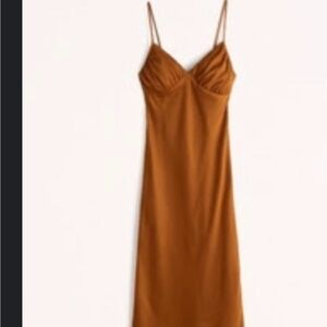 Abercrombie and Fitch xs satin midi dress